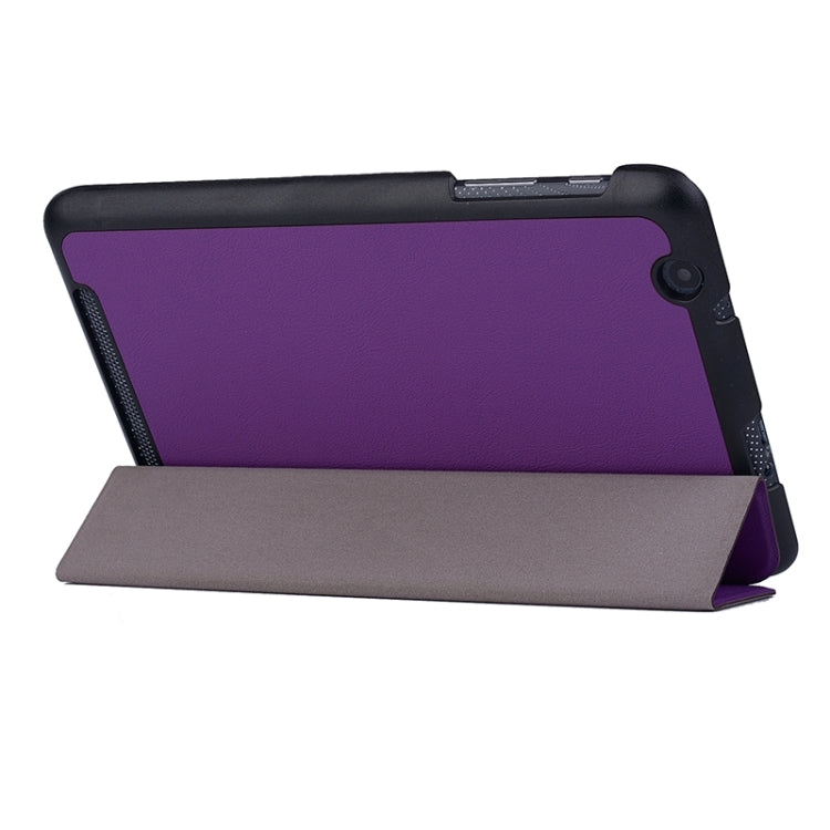 Crazy Horse Texture Leather Case with 3-folding Holder for Acer Iconia One 8 / B1-810