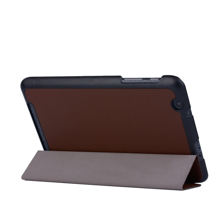 Crazy Horse Texture Leather Case with 3-folding Holder for Acer Iconia One 8 / B1-810