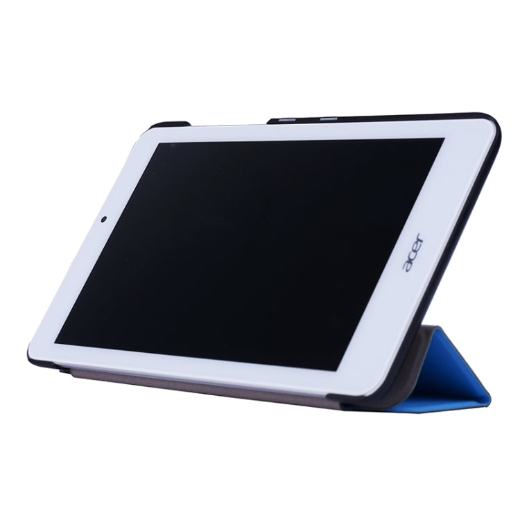 Crazy Horse Texture Leather Case with 3-folding Holder for Acer Inconia Tab 8 / W1-810