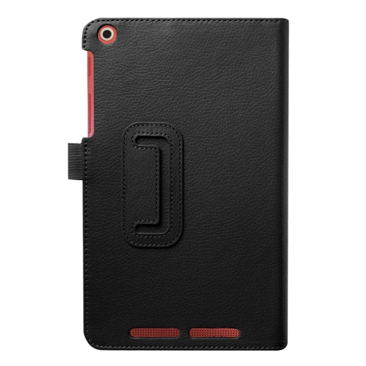 Litchi Texture Horizontal Flip Leather Case with Holder for Acer Iconia One 8 B1-820