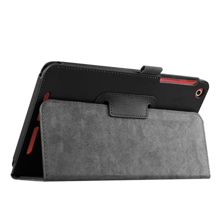 Litchi Texture Horizontal Flip Leather Case with Holder for Acer Iconia One 8 B1-820