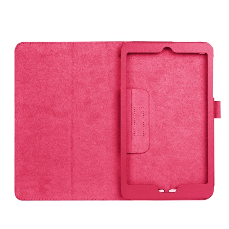 Litchi Texture Horizontal Flip Leather Case with Holder for Acer Iconia One 8 B1-820