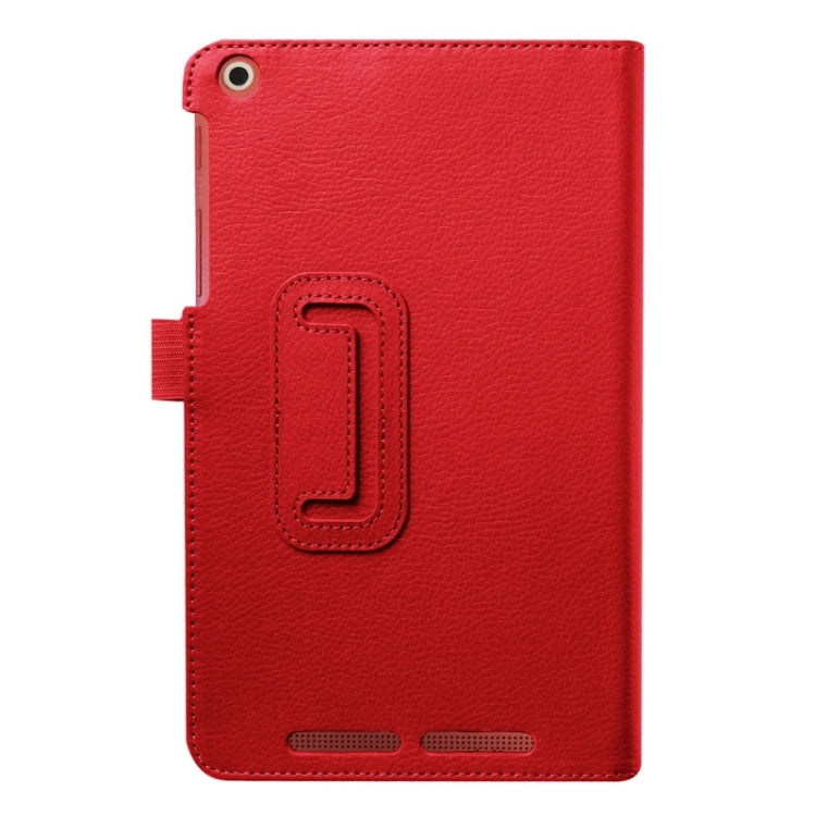 Litchi Texture Horizontal Flip Leather Case with Holder for Acer Iconia One 8 B1-820