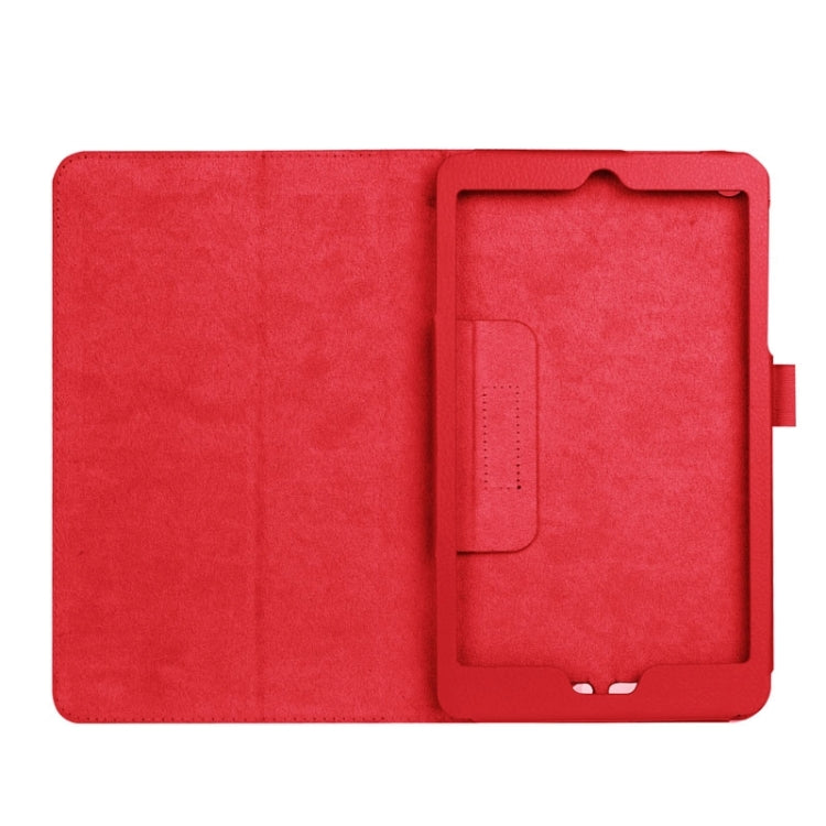 Litchi Texture Horizontal Flip Leather Case with Holder for Acer Iconia One 8 B1-820