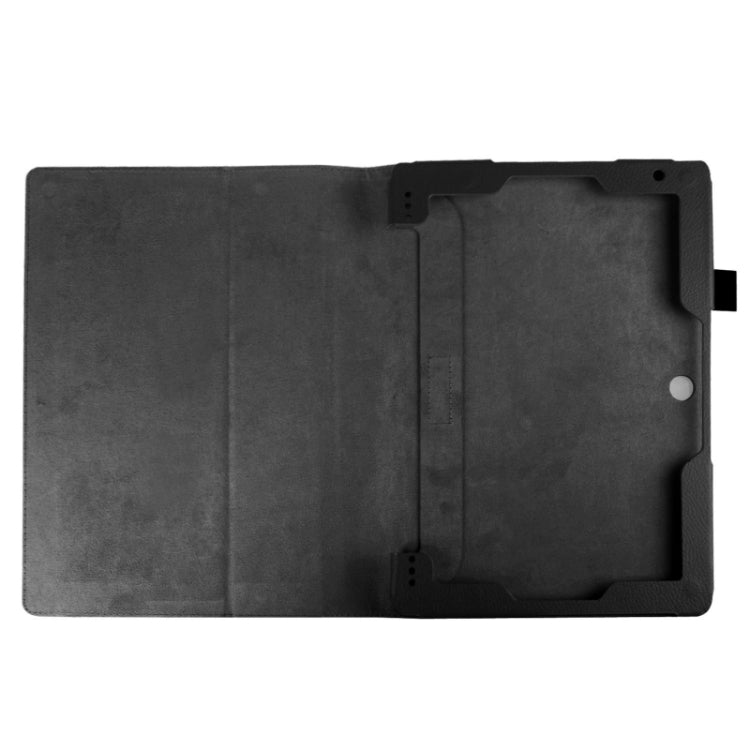 Litchi Texture 2-fold Horizontal Flip Leather Case with Holder for Acer Switch 10E AW3-013