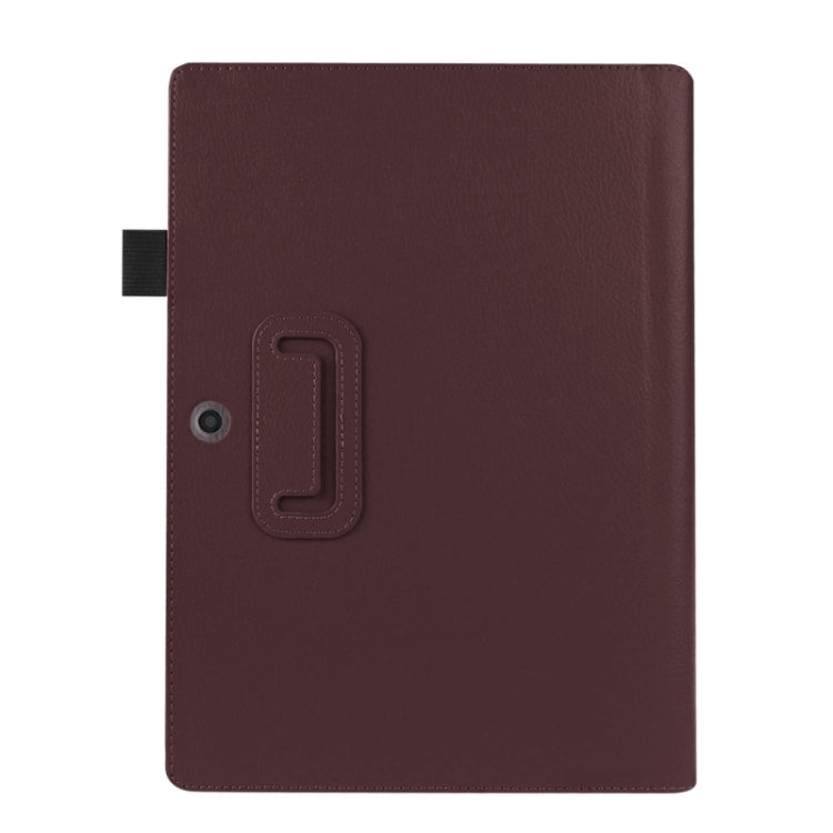 Litchi Texture 2-fold Horizontal Flip Leather Case with Holder for Acer Switch 10E AW3-013