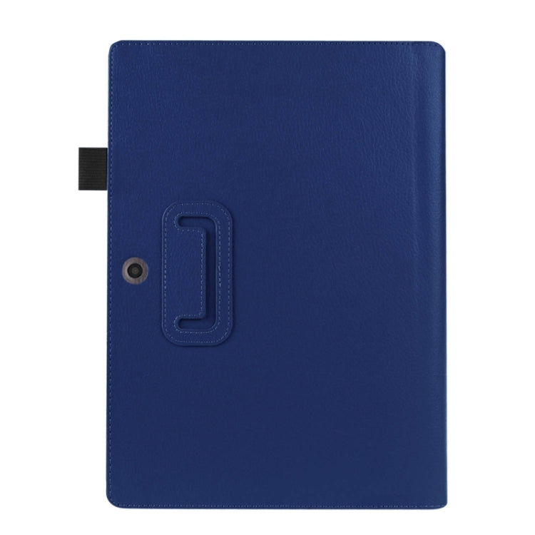 Litchi Texture 2-fold Horizontal Flip Leather Case with Holder for Acer Switch 10E AW3-013