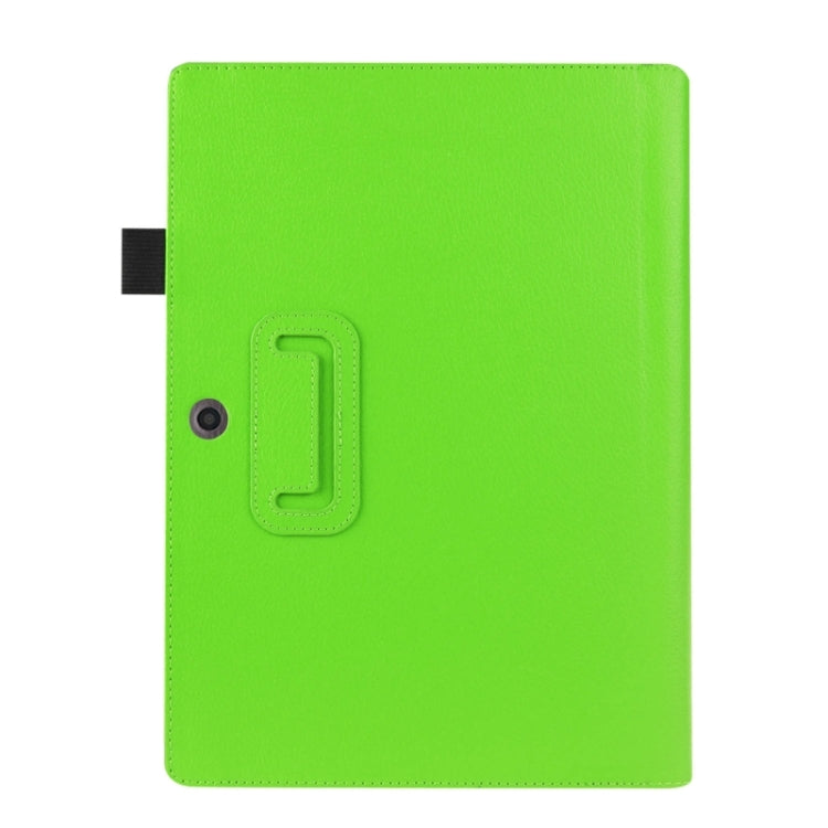 Litchi Texture 2-fold Horizontal Flip Leather Case with Holder for Acer Switch 10E AW3-013