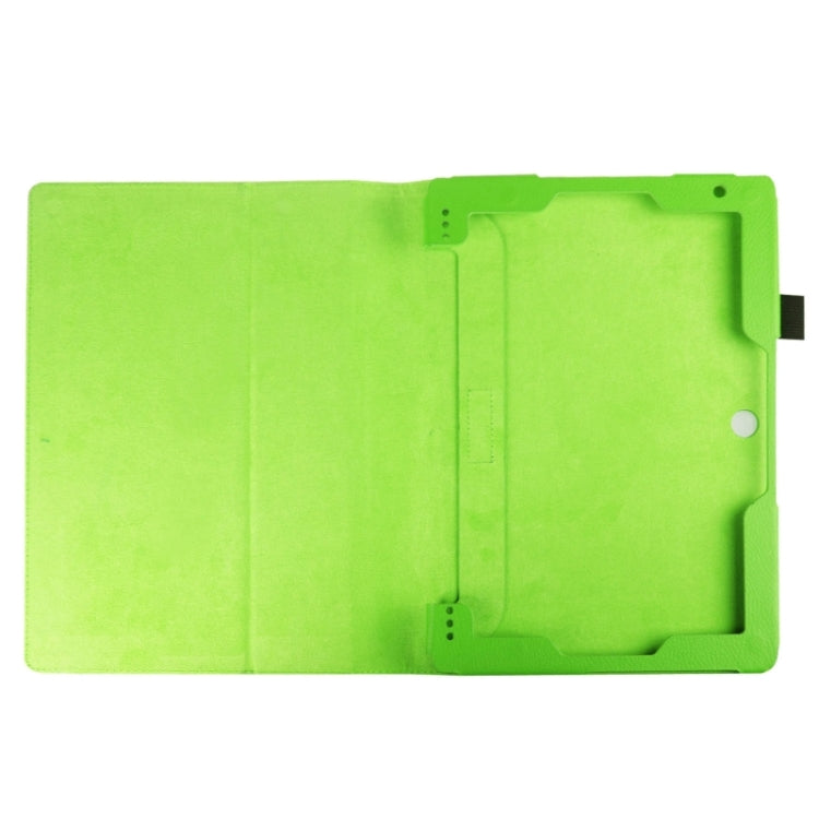 Litchi Texture 2-fold Horizontal Flip Leather Case with Holder for Acer Switch 10E AW3-013