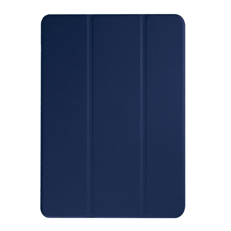 Custer Texture Horizontal Flip Solid Color Leather Case with Three-folding Holder for Acer Iconia One 10 B3-A20