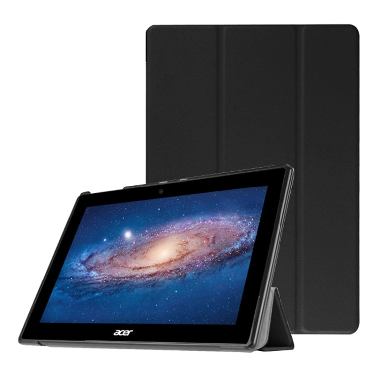 Crazy Horse Texture PC + PU Leather Case with 3 Gears Holder for Acer Iconia Tab 10 A3-A30