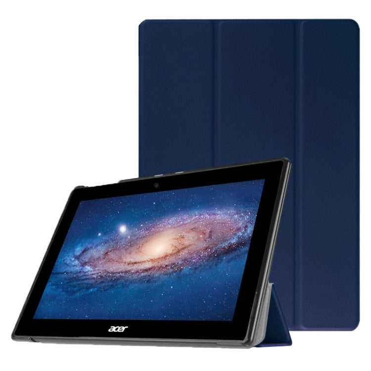 Crazy Horse Texture PC + PU Leather Case with 3 Gears Holder for Acer Iconia Tab 10 A3-A30