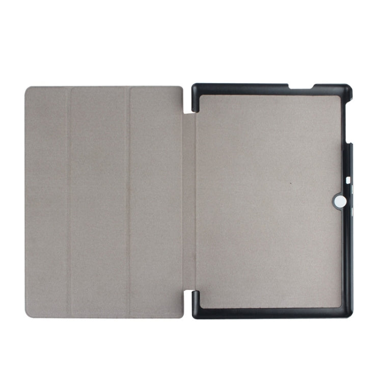 Crazy Horse Texture PC + PU Leather Case with 3 Gears Holder for Acer Iconia Tab 10 A3-A30