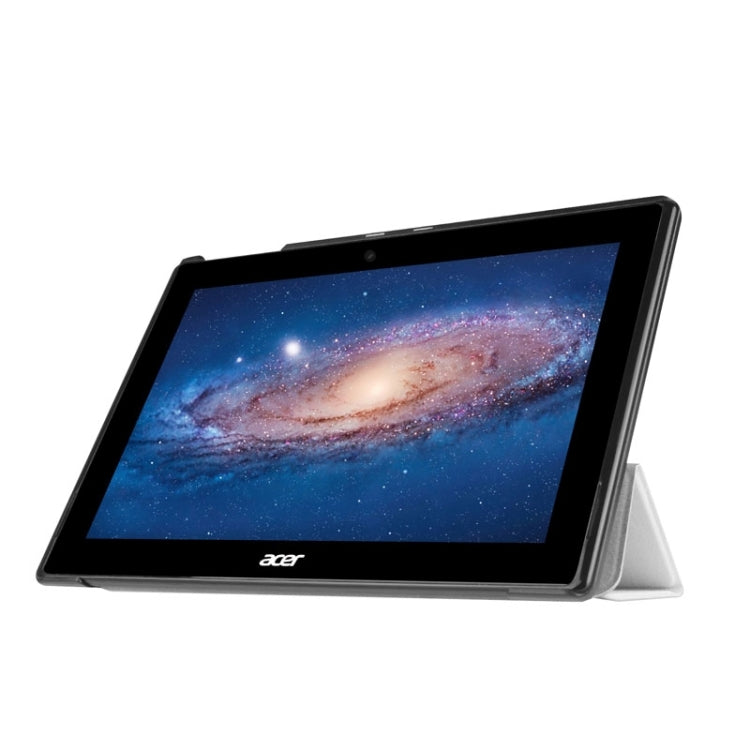 Crazy Horse Texture PC + PU Leather Case with 3 Gears Holder for Acer Iconia Tab 10 A3-A30