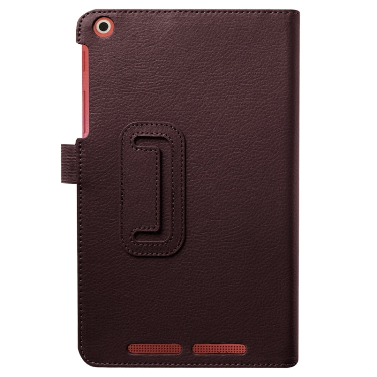 Litchi Texture Horizontal Flip Solid Color Leather Case with Holder for Acer Iconia One 8 / B1-820