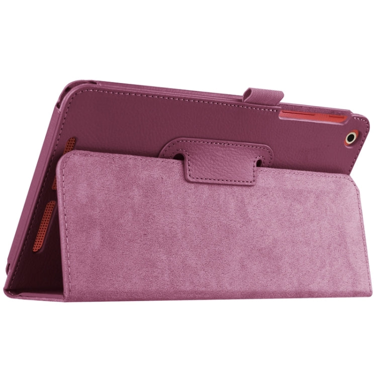 Litchi Texture Horizontal Flip Solid Color Leather Case with Holder for Acer Iconia One 8 / B1-820