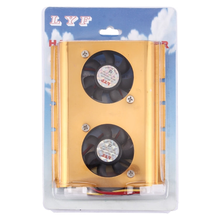 4-pin Hard Drive Disk Cooling Fan, Random Color Delivery