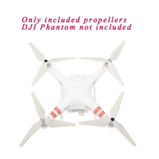 2 Pairs New Upgrade Version High Performance 9450 3-Blade CW/CCW Propeller for DJI Phantom 2 Vision+ & FC40 Quadcopter(White)