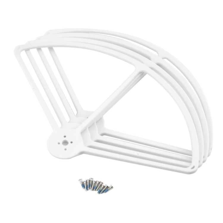 4 PCS Protective Nylon Blade Ring Propeller Guard for DJI F450 F550(White)