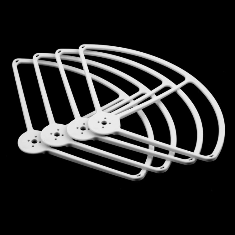 4 PCS Protective Nylon Blade Ring Propeller Guard for DJI F450 F550(White)