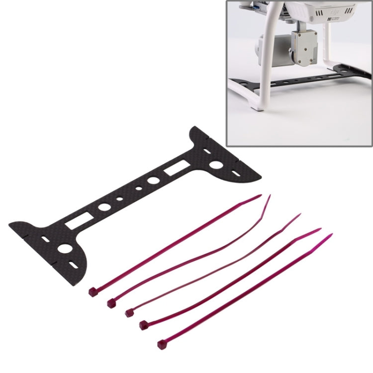 Light Carbon Fiber Camera Gimbal Protector Plate for DJI Phantom 3 Gimbal