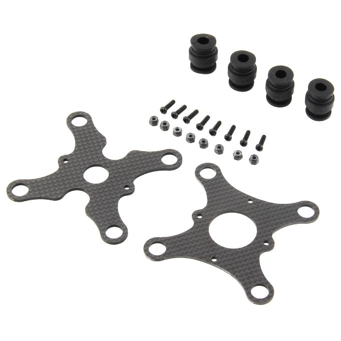 3K Fiberglass Mount Shock Absorber Plate + PTZ Set for DJI Phantom 2