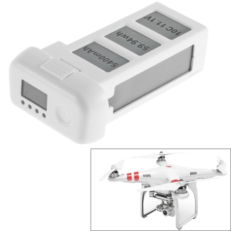 11.1V 5400mAh Battery with LCD Power Display for DJI Phantom 2 Vision Quadcopter