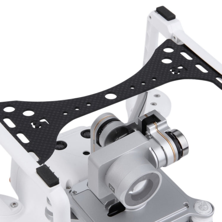 Carbon Fiber Gimbal Camera Guard Protective Board & Strap for Phantom 3