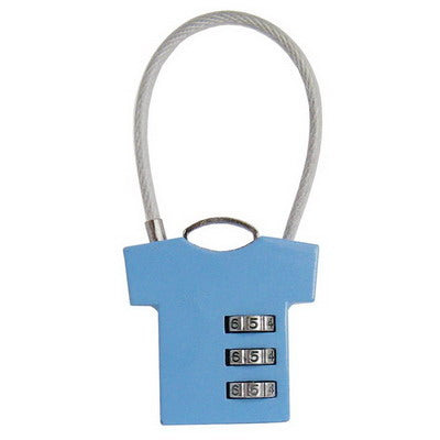 3 Digits Flower Box Combination Padlock(Baby Blue)