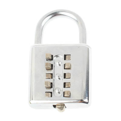 5 Digit Combination Security Travel Lock(Silver)