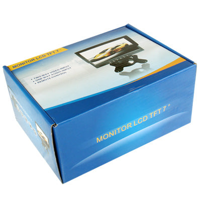 7 inch LCD Color Monitor / Two Way Video Input, One Way Audio Input
