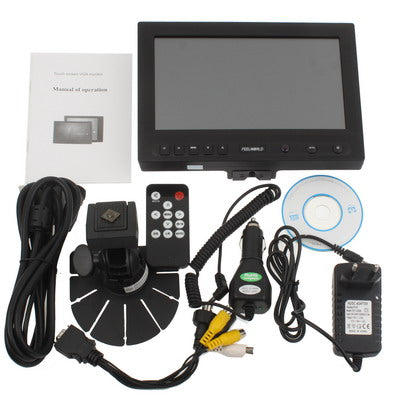 8 inch HD Touch Screen Car Monitor with Remote Control (HDMI, AV, VGA)