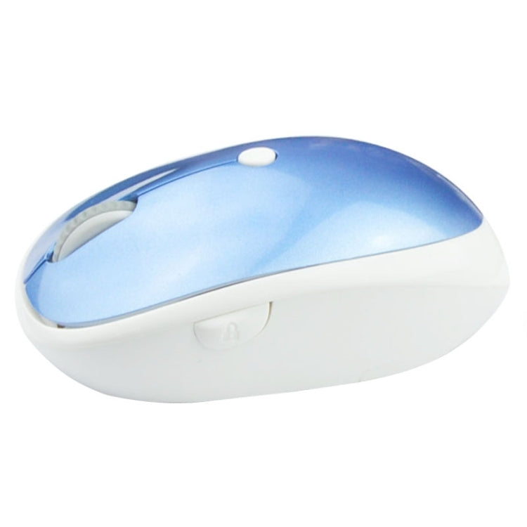 Yaling Privacy Security 2.4GHz Wireless 1600DPI Optical Mouse with Embedded USB Receiver, Support A Key Lock Screen(Blue)