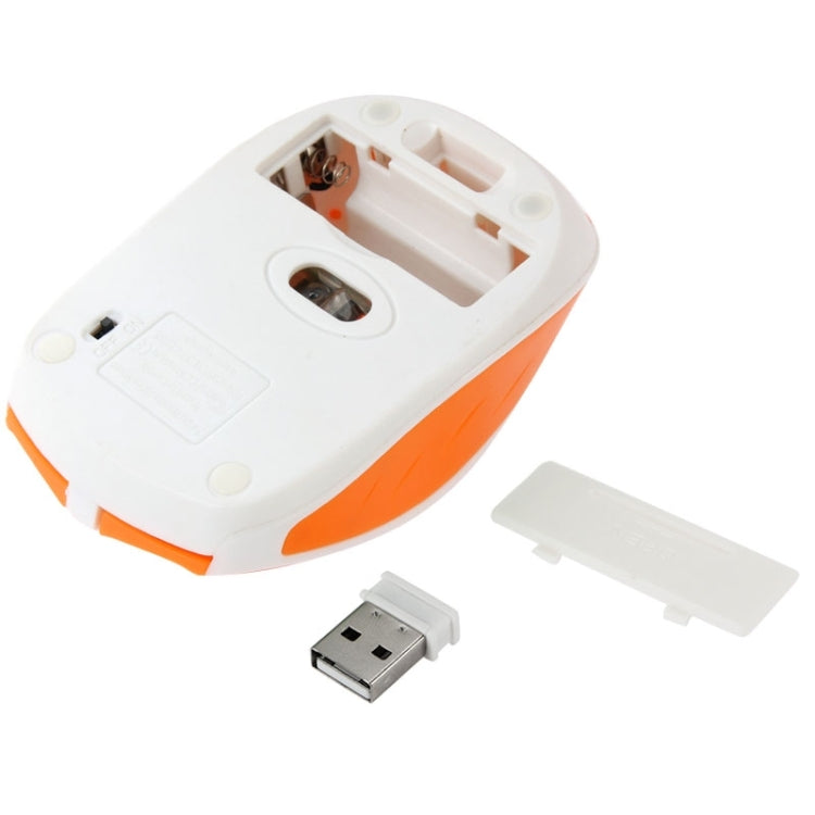 2.4GHz Wireless 1600DPI Optical Mouse with Embedded USB Receiver