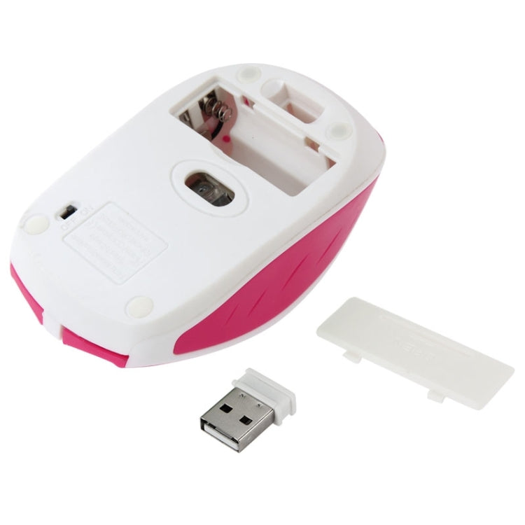 2.4GHz Wireless 1600DPI Optical Mouse with Embedded USB Receiver