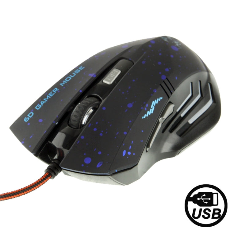 WEYES 2400DPI USB Optical 6D Competitive Game Mouse