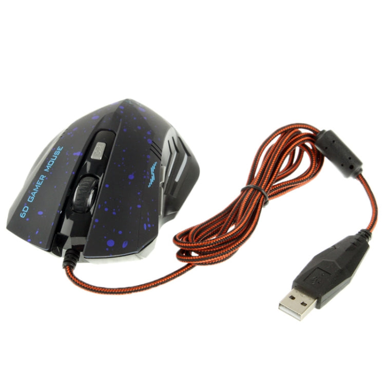WEYES 2400DPI USB Optical 6D Competitive Game Mouse