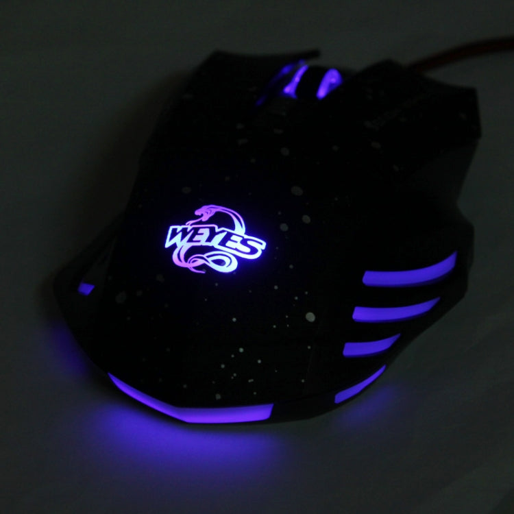 WEYES 2400DPI USB Optical 6D Competitive Game Mouse