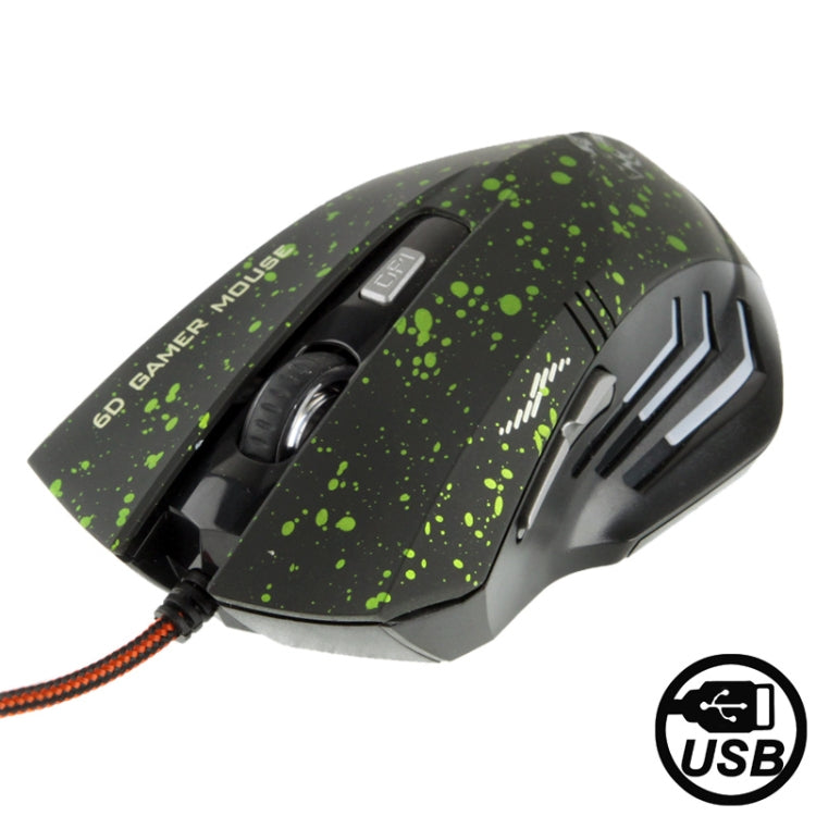 WEYES 2400DPI USB Optical 6D Competitive Game Mouse