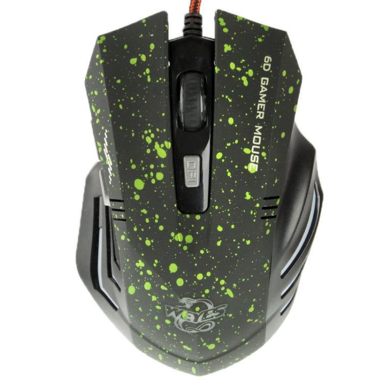 WEYES 2400DPI USB Optical 6D Competitive Game Mouse