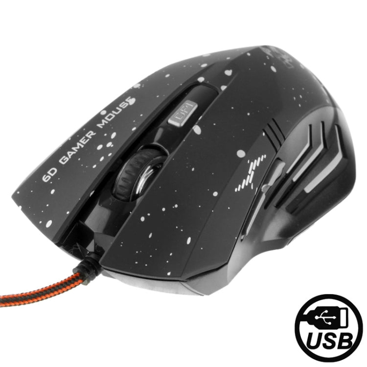 WEYES 2400DPI USB Optical 6D Competitive Game Mouse