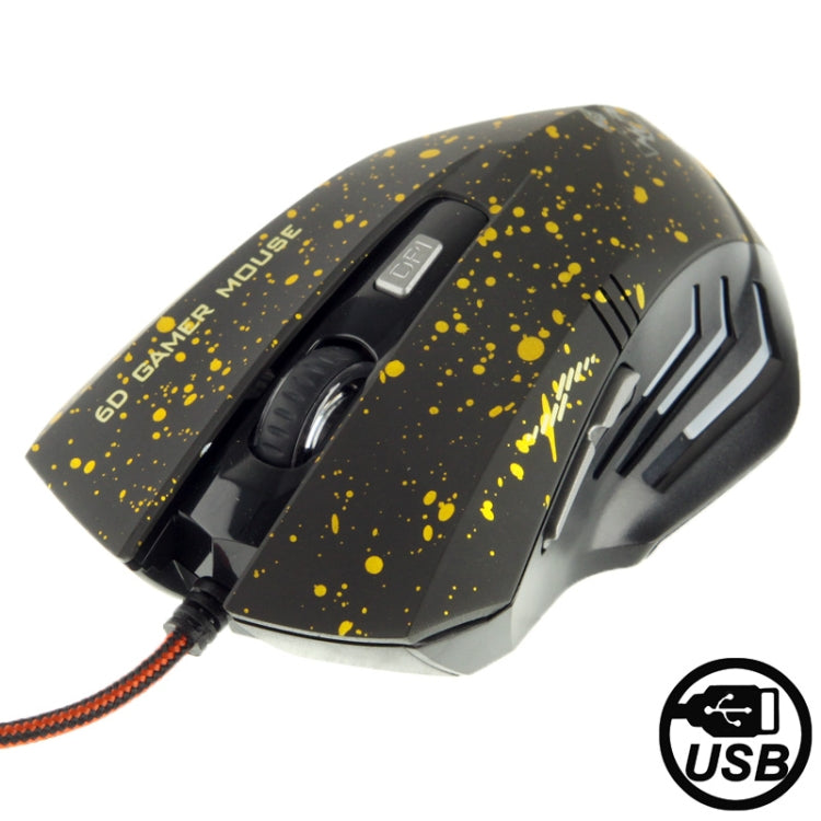 WEYES 2400DPI USB Optical 6D Competitive Game Mouse