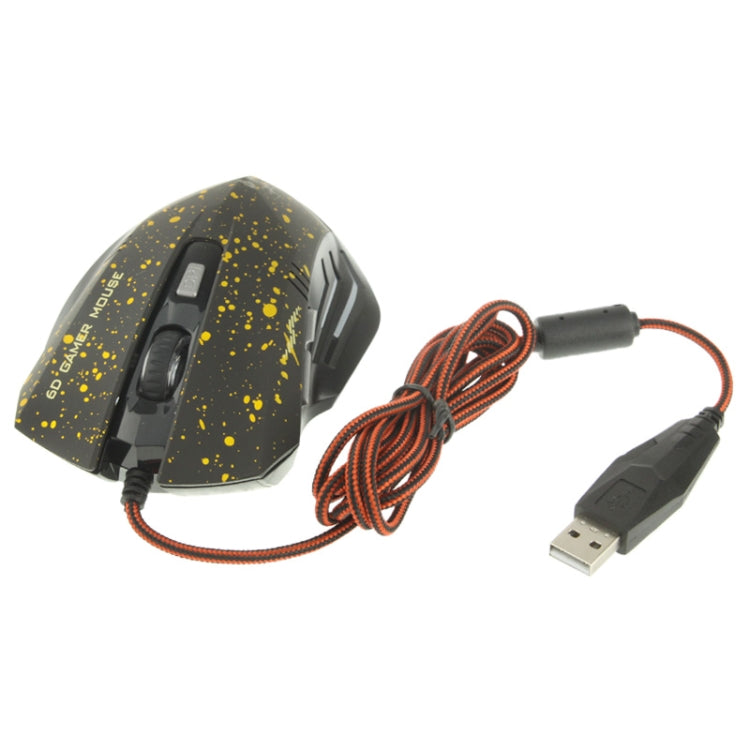 WEYES 2400DPI USB Optical 6D Competitive Game Mouse