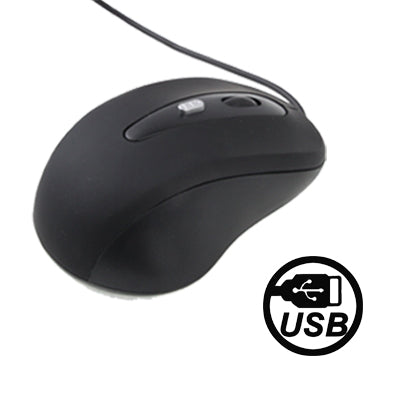 800DPI/1600DPI Adjustable USB Optical Mouse (Black)