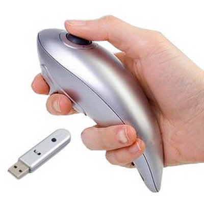 USB 2.0 2.4G wireless Fish Dolphin Handheld Mouse