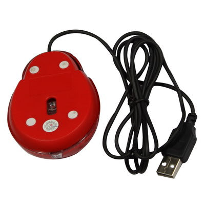 Beetle Style USB 3D Optical Mouse (Red)