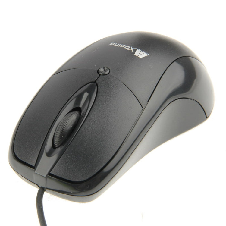 1200dpi USB Optical Mouse, Cable Length: 1.2m(Black)