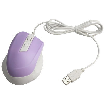 1600dpi USB Optical Mouse (Purple)