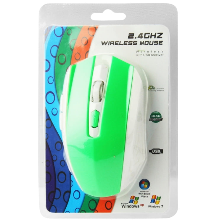 2.4GHz 4 Keys Wireless Optical Mouse with Embedded USB Receiver