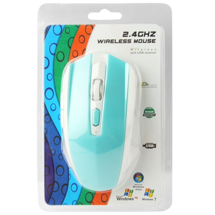 2.4GHz 4 Keys Wireless Optical Mouse with Embedded USB Receiver